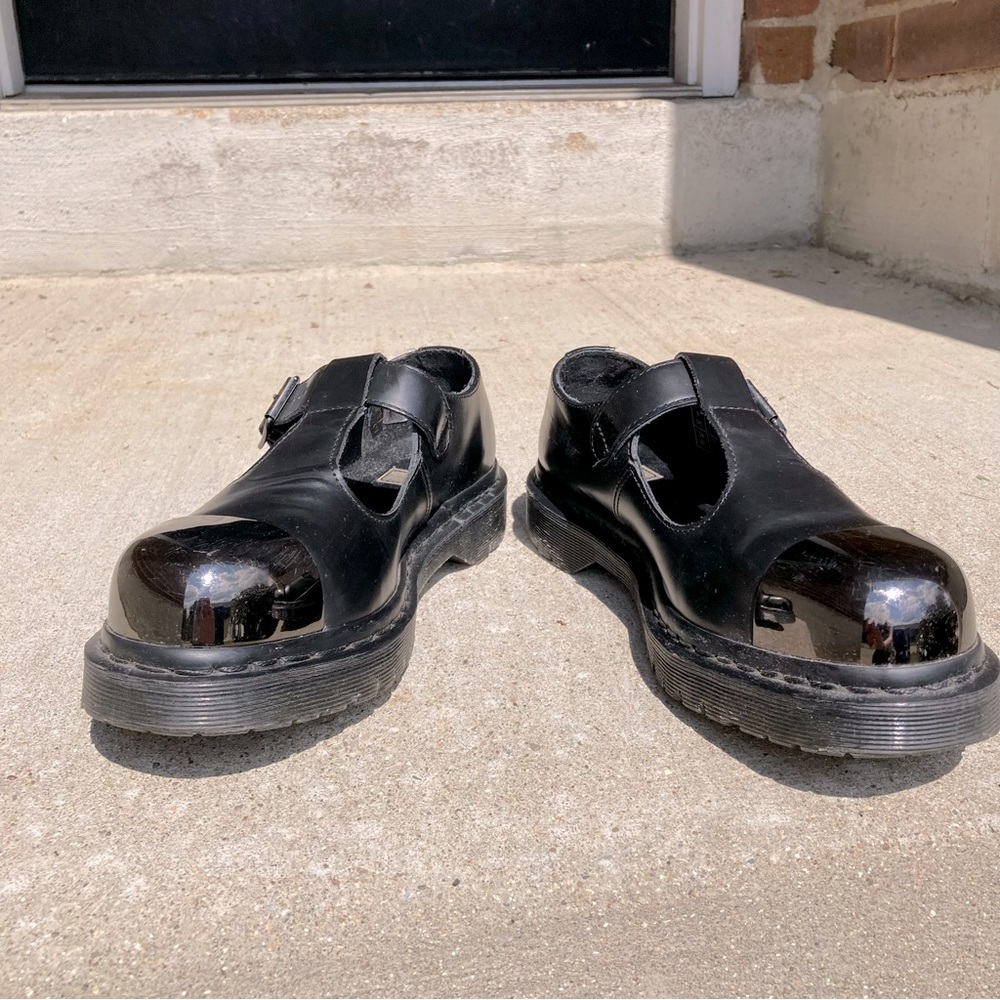 Dr Martens Grab US 8W Steel Toe Mary Jane